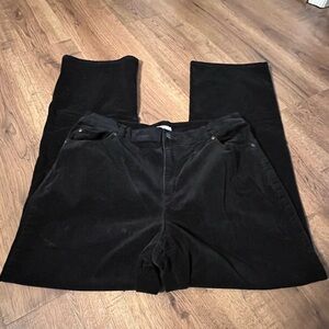 Charter Club Black Corduroy Trousers